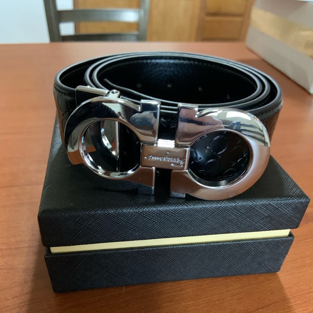 Salvatore Ferragamo Silver belt